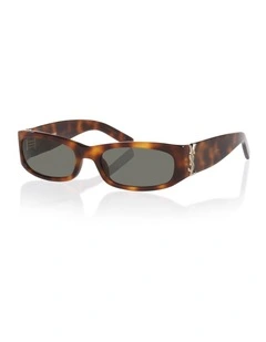 Saint Laurent SLM152 Acetate Sunglasses in Tortoise