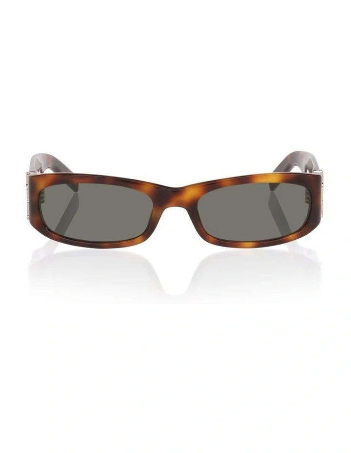 Saint Laurent SLM152 Acetate Sunglasses in Tortoise image 2