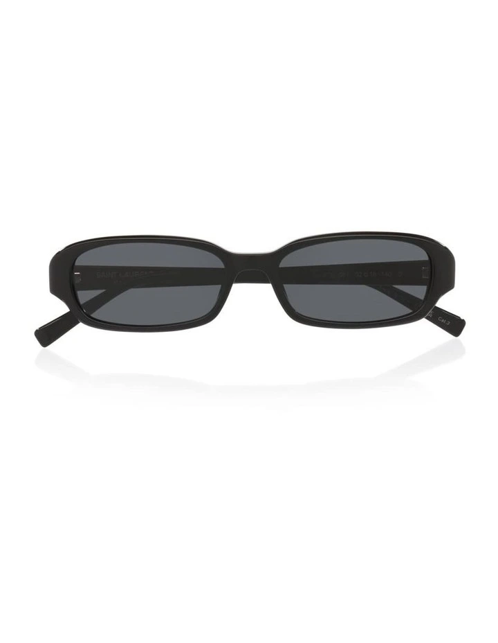 Saint Laurent Sl 872 Erin Acetate Sunglasses in Black image 4