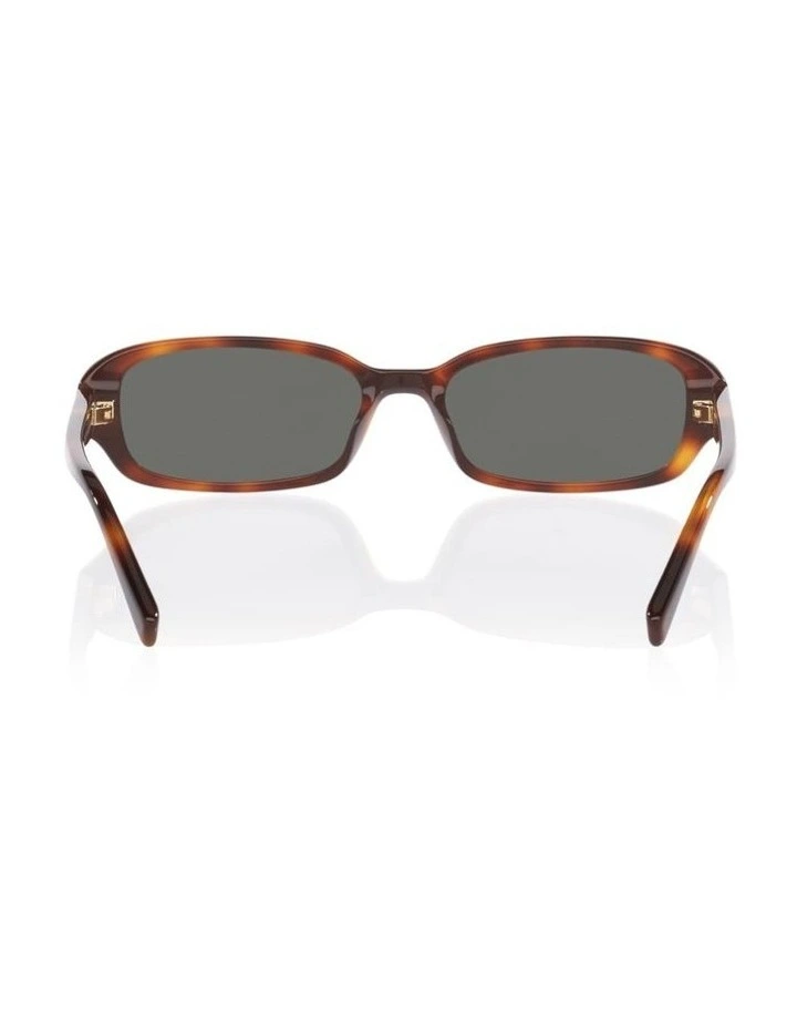 Saint Laurent Sl 872 Erin Acetate Sunglasses in Tortoise image 2