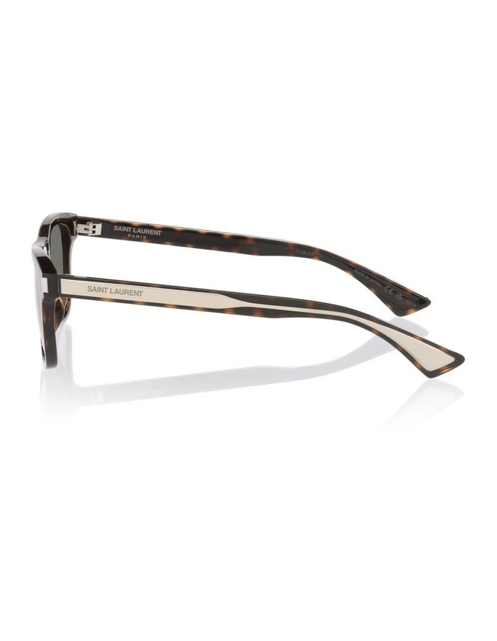 Saint Laurent Sl 879 Acetate Sunglasses in Tortoise image 2