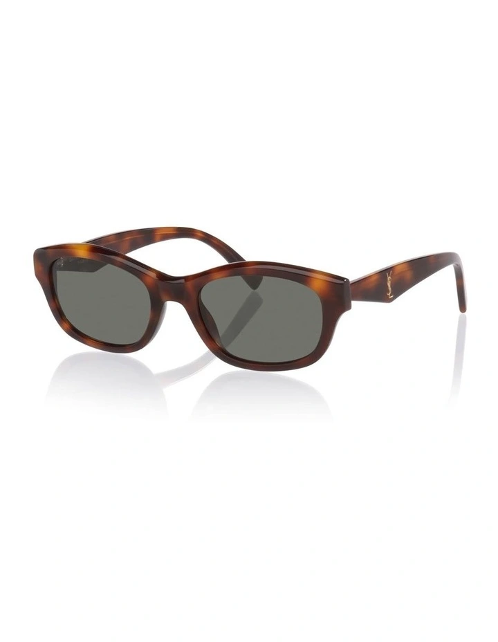 Saint Laurent Sl M172 Acetate Sunglasses in Tortoise image 1