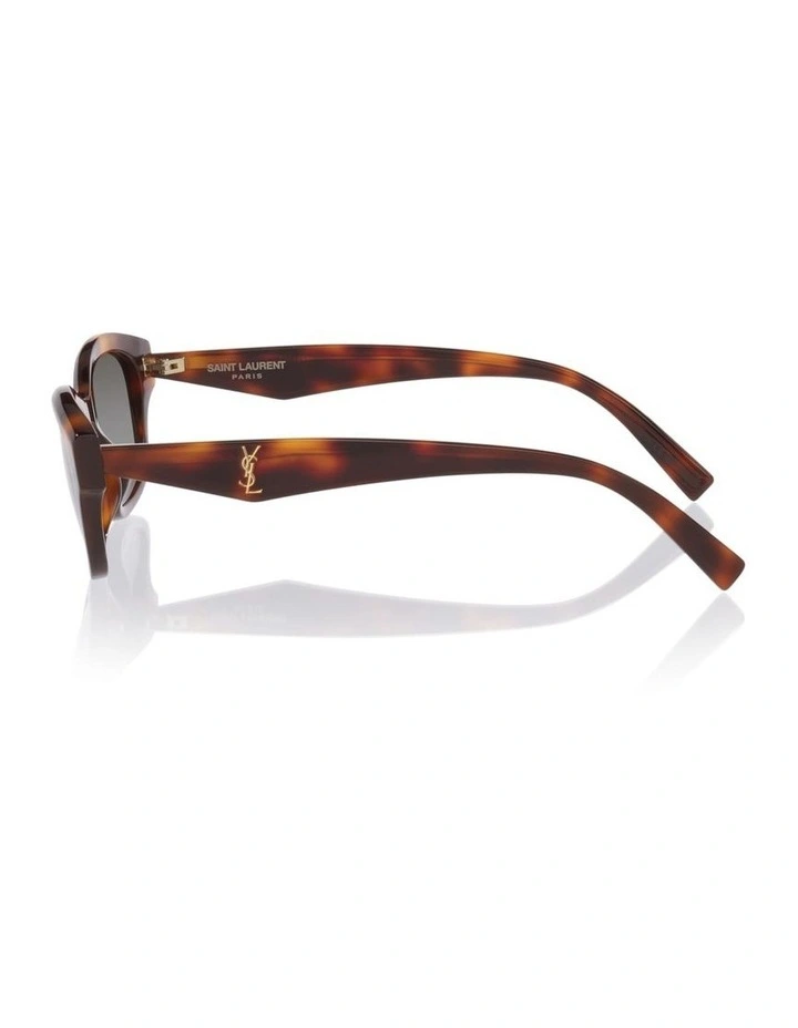 Saint Laurent Sl M172 Acetate Sunglasses in Tortoise image 3