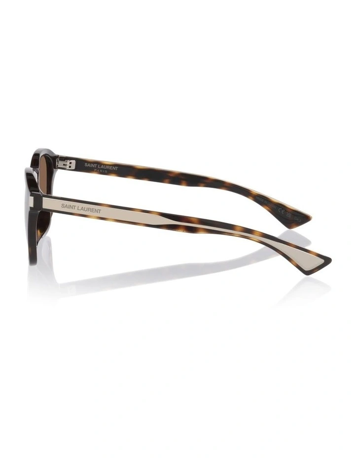 Saint Laurent Sl 880/K Acetate Sunglasses in Tortoise image 2
