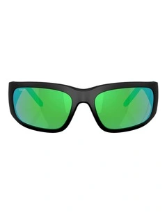 Costa Bulley Bait Injected Polarised Sunglasses in Black