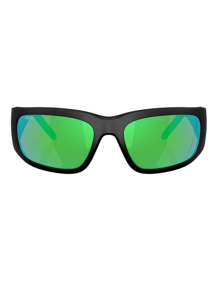 Costa Bulley Bait Injected Polarised Sunglasses in Black image 1