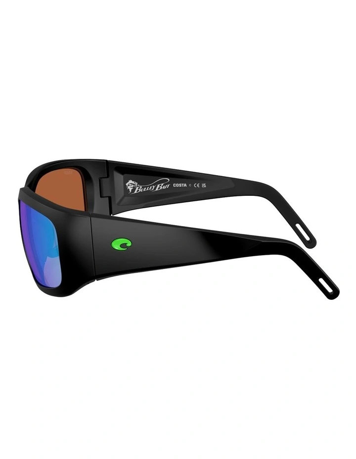 Costa Bulley Bait Injected Polarised Sunglasses in Black image 2