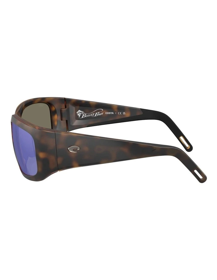 Costa Bulley Bait Injected Polarised Sunglasses in Tortoise image 2