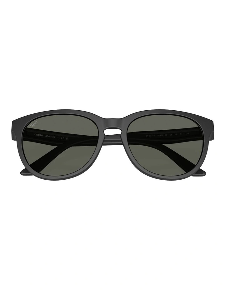 Costa Mooring Injected Polarised Sunglasses in Black image 4