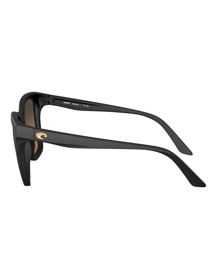 Costa Sunlace Injected Polarised Sunglasses in Black image 2
