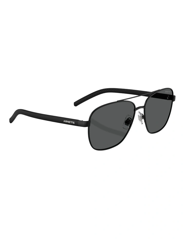 Arnette Walvis Metal Polarised Sunglasses in Black image 5