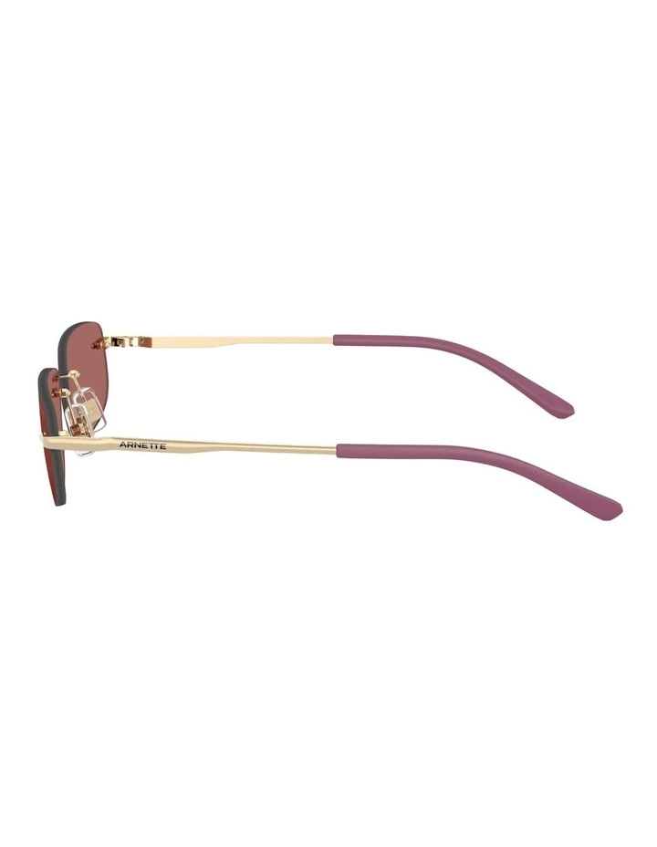 Arnette Metal Sunglasses in Gold image 2
