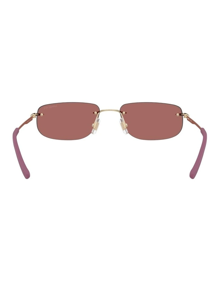 Arnette Metal Sunglasses in Gold image 3