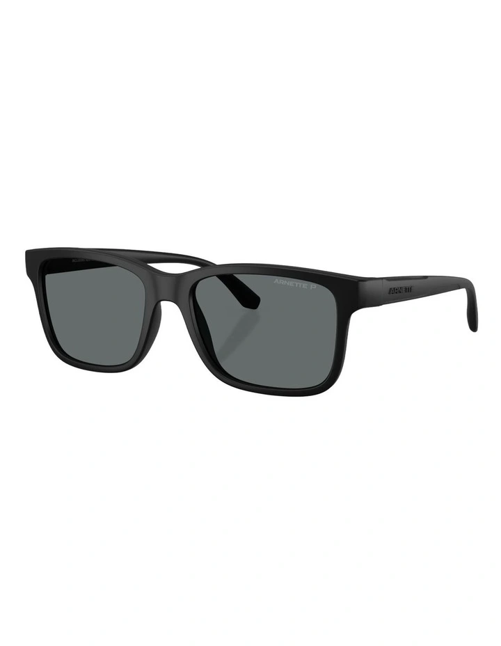Arnette Injected Polarised Sunglasses in Black image 1