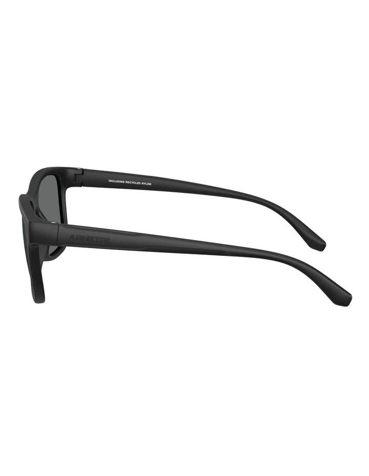 Arnette Injected Polarised Sunglasses in Black image 3