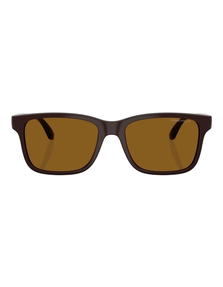 Arnette  Injected Polarised Sunglasses in Brown image 1