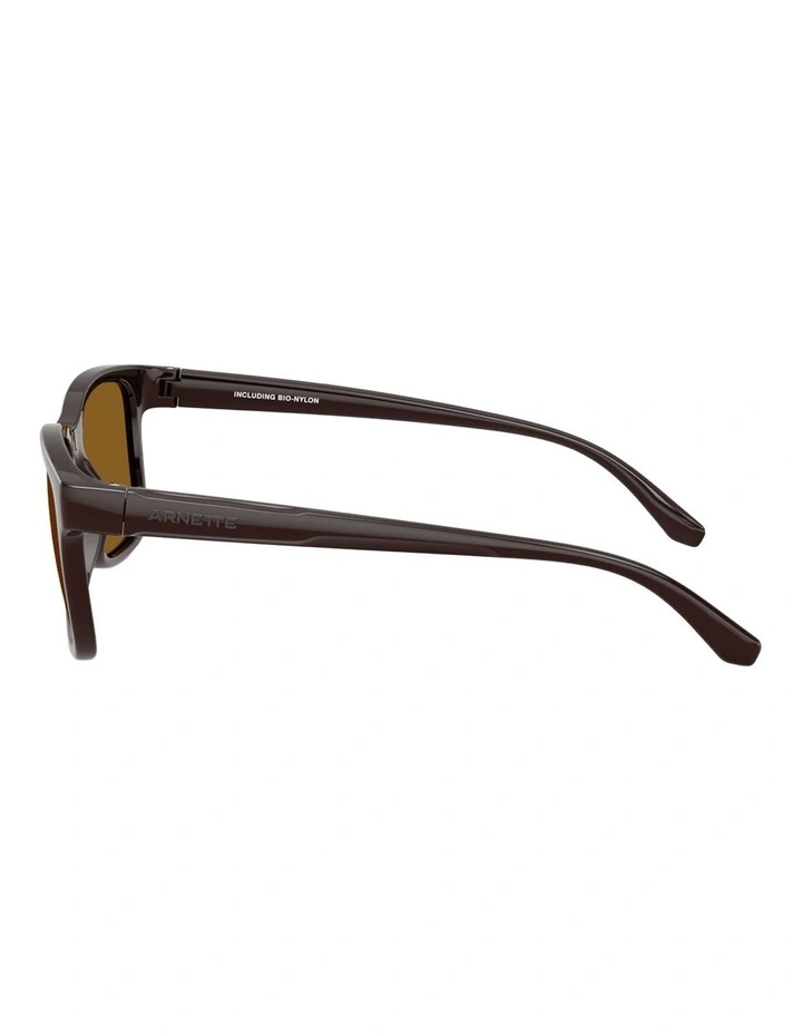 Arnette  Injected Polarised Sunglasses in Brown image 2