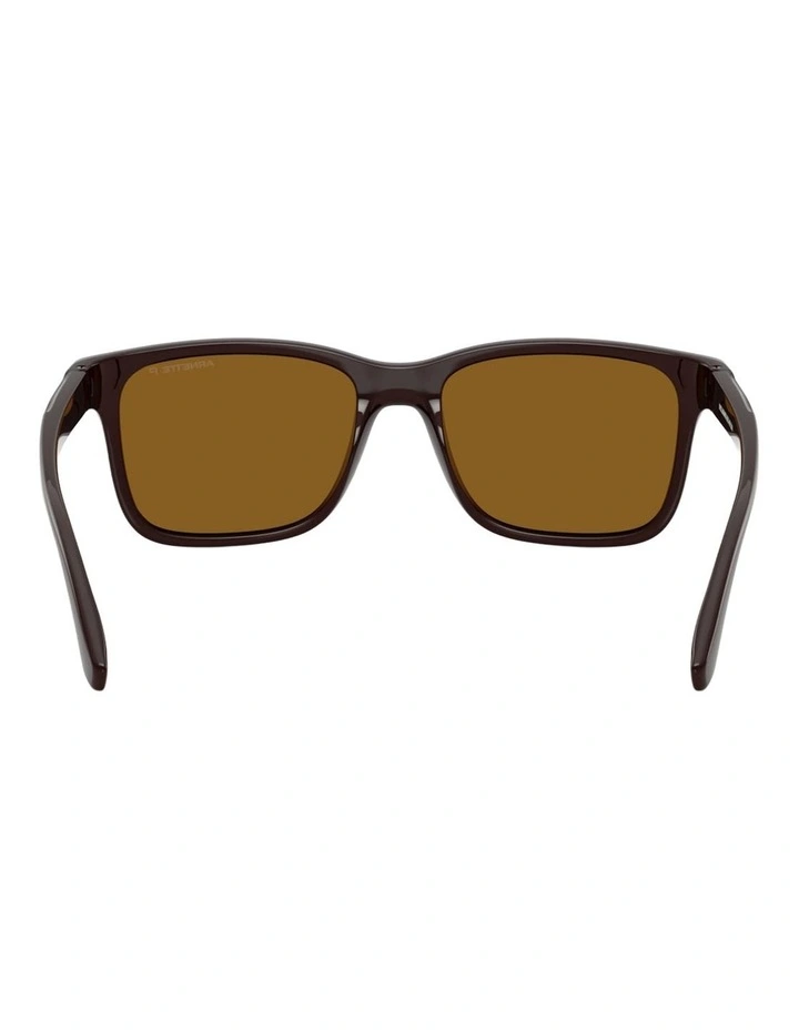 Arnette  Injected Polarised Sunglasses in Brown image 3