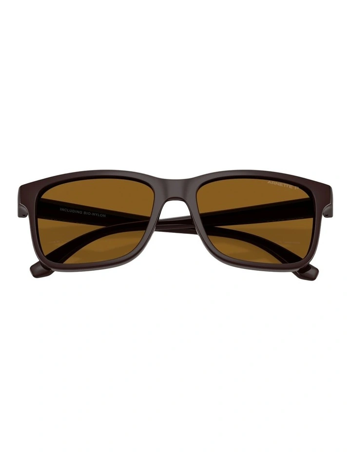 Arnette  Injected Polarised Sunglasses in Brown image 4