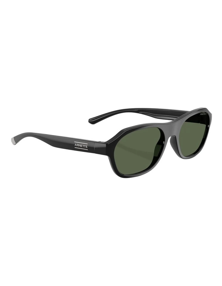 Arnette Injected Polarised Sunglasses in Black image 4