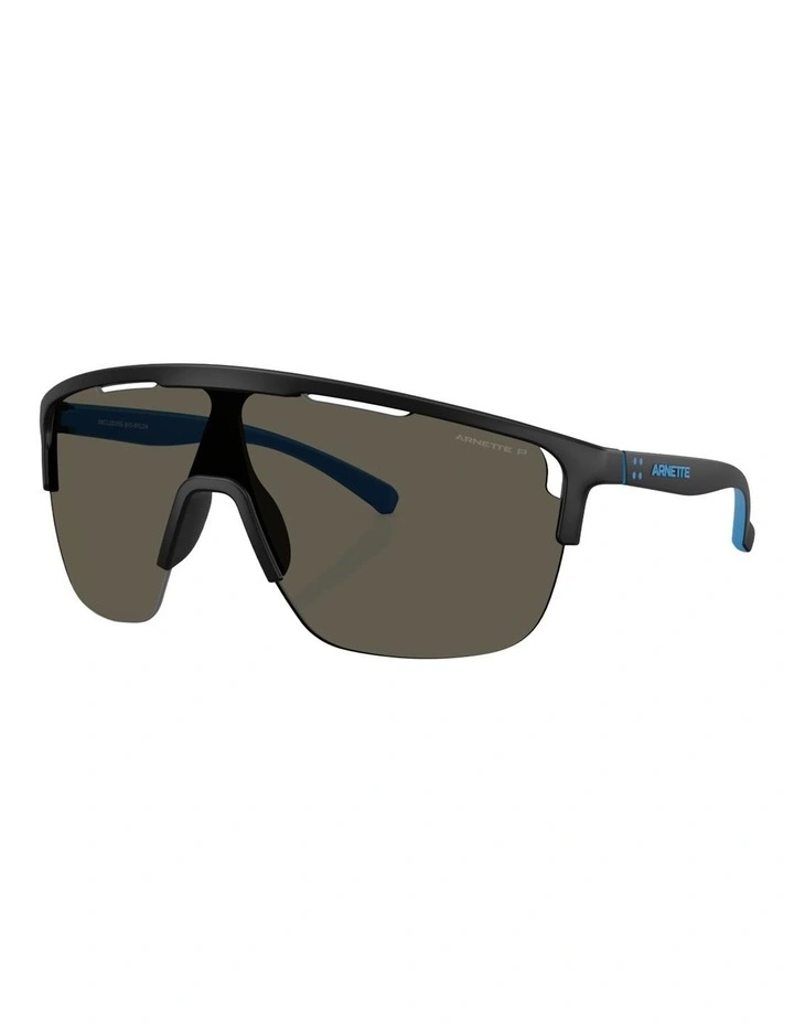 Arnette Injected Polarised Sunglasses in Black image 1