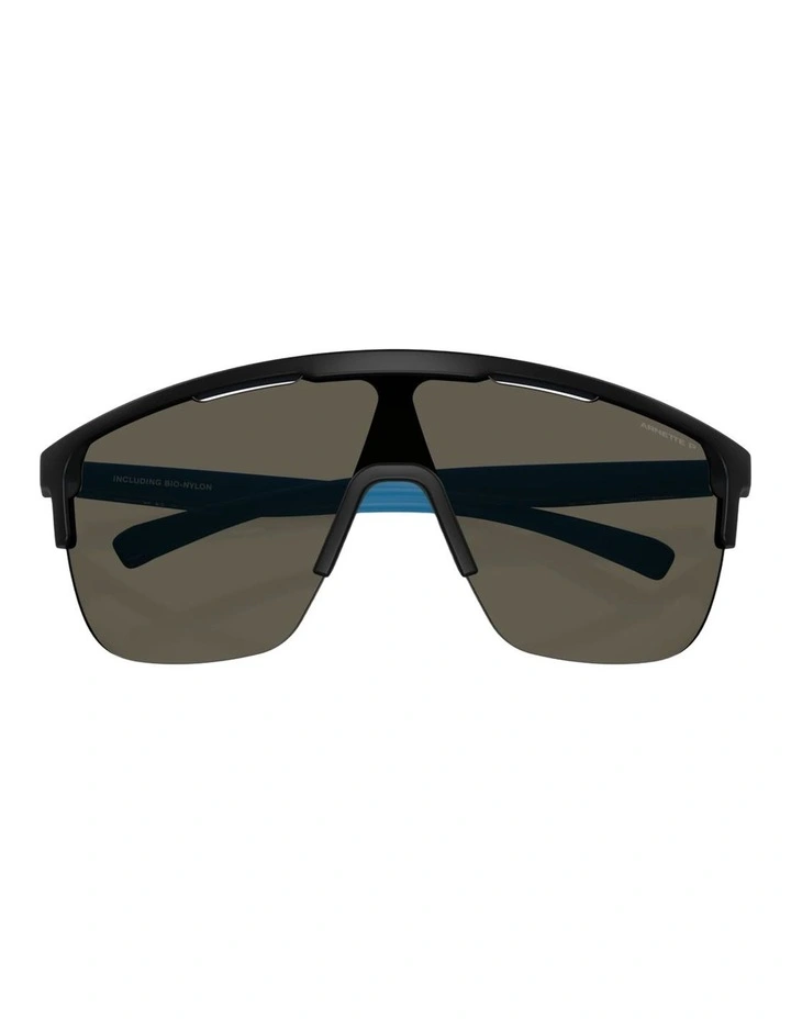 Arnette Injected Polarised Sunglasses in Black image 4