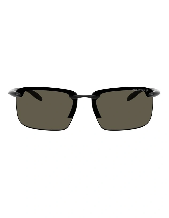 Arnette Injected Polarised Sunglasses in Black image 1