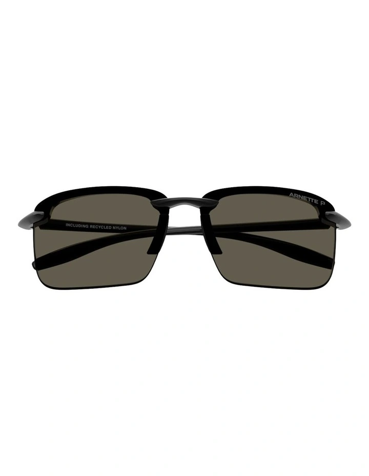 Arnette Injected Polarised Sunglasses in Black image 4