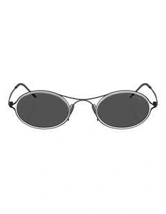 Giorgio Armani  Metal Sunglasses in Black