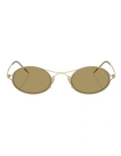 Giorgio Armani  Metal Sunglasses in Black