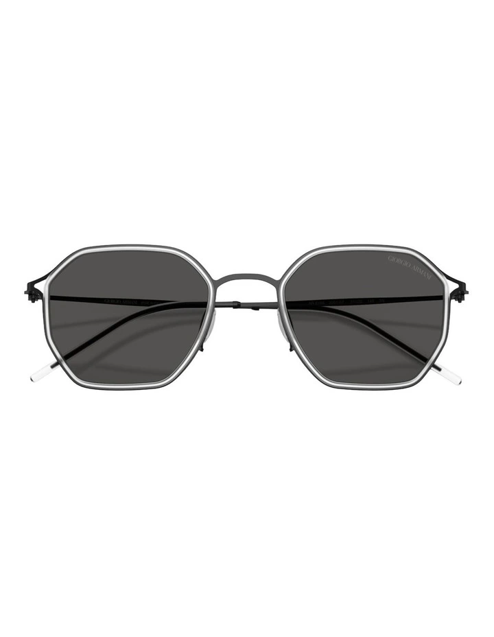 Giorgio Armani  Metal Sunglasses in Black image 3