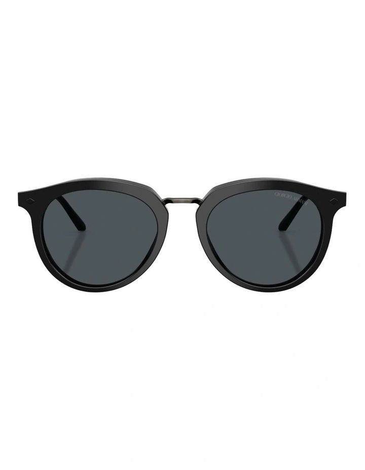 Giorgio Armani Metal Sunglasses in Black image 2