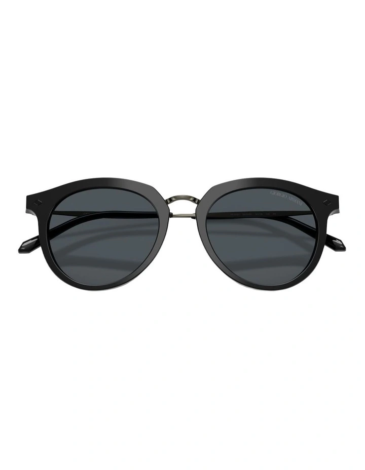 Giorgio Armani Metal Sunglasses in Black image 4