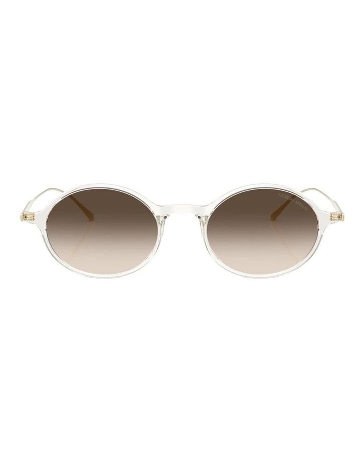 Giorgio Armani Injected Sunglasses in Yellow image 2