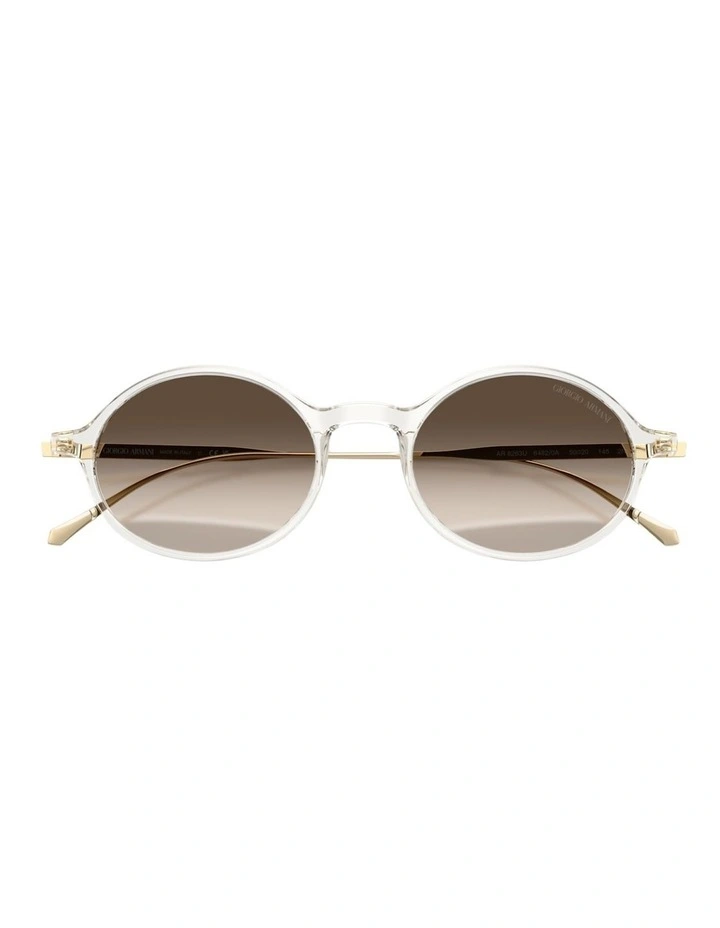 Giorgio Armani Injected Sunglasses in Yellow image 4