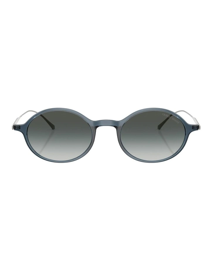 Giorgio Armani Injected Sunglasses in Blue image 2