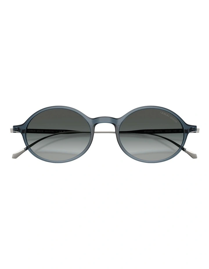 Giorgio Armani Injected Sunglasses in Blue image 5