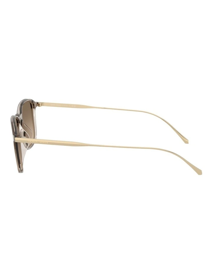 Giorgio Armani Injected Sunglasses in Brown image 2