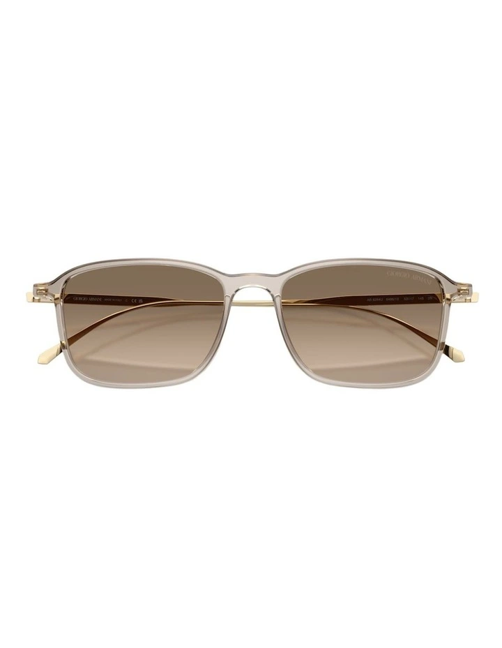 Giorgio Armani Injected Sunglasses in Brown image 4