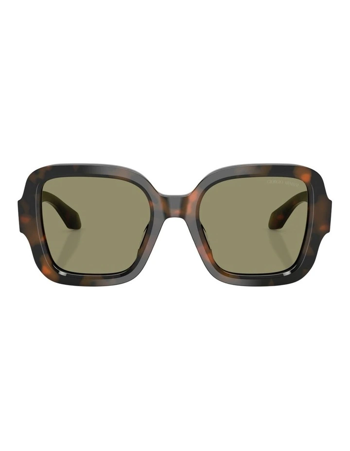Giorgio Armani Acetate Sunglasses in Tortoise image 2