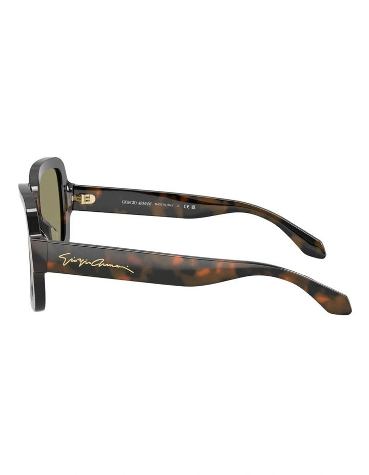 Giorgio Armani Acetate Sunglasses in Tortoise image 3