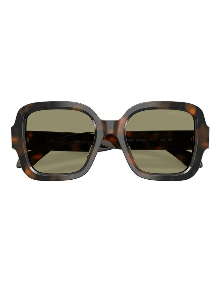 Giorgio Armani Acetate Sunglasses in Tortoise image 4