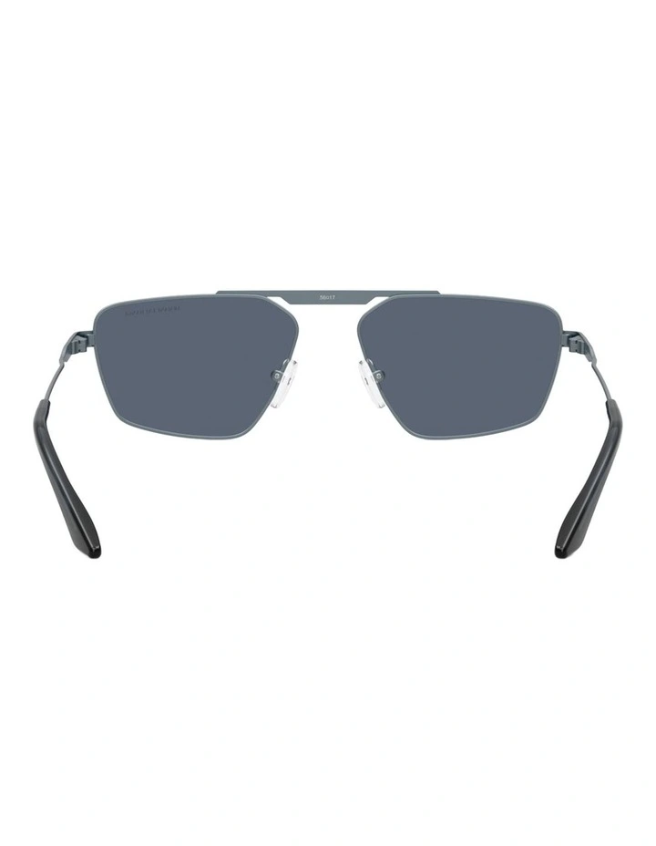 Armani Exchange  Metal Sunglasses in Blue image 2