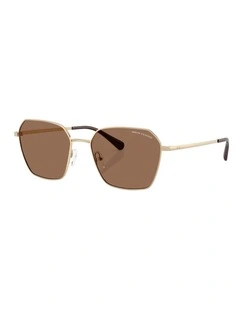 Armani Exchange  Metal Sunglasses in Gold