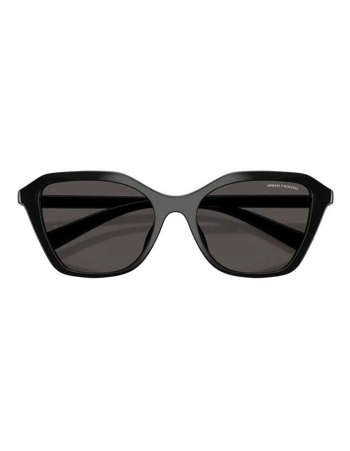 Armani Exchange Injected Sunglasses in Black image 4