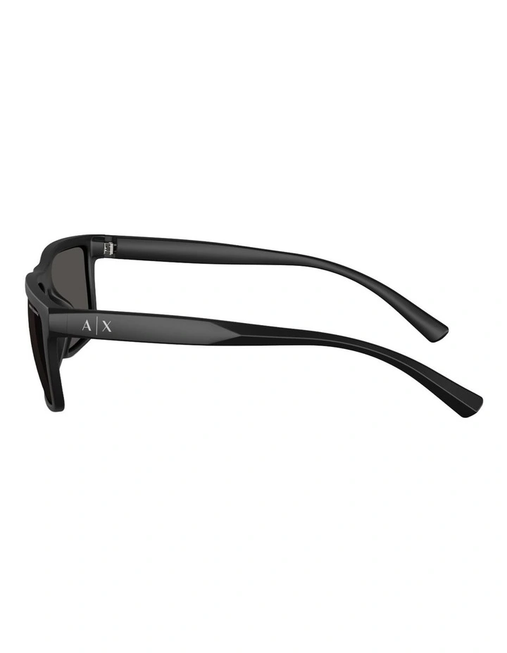 Armani Exchange Injected Sunglasses in Black image 3