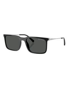Armani Exchange  Injected Sunglasses in Black