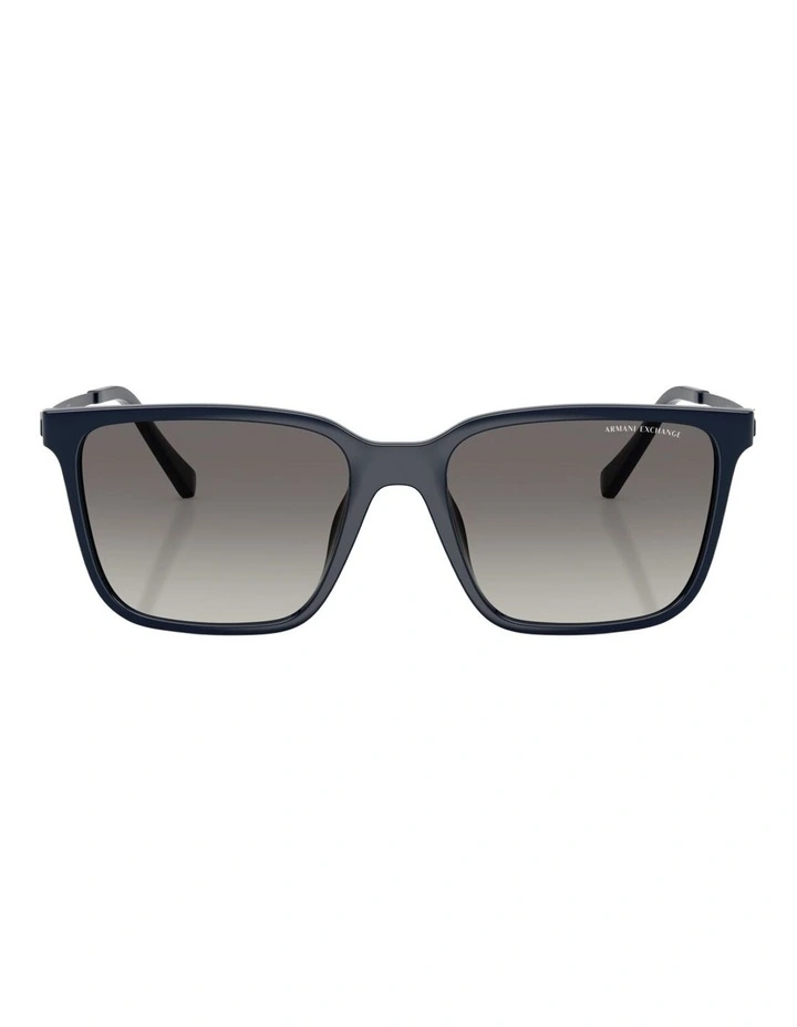 Armani Exchange  Injected Polarised Sunglasses in Blue image 2