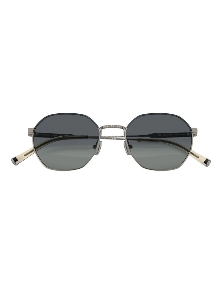 Brunello Cucinelli Titanium Sunglasses in Grey image 4