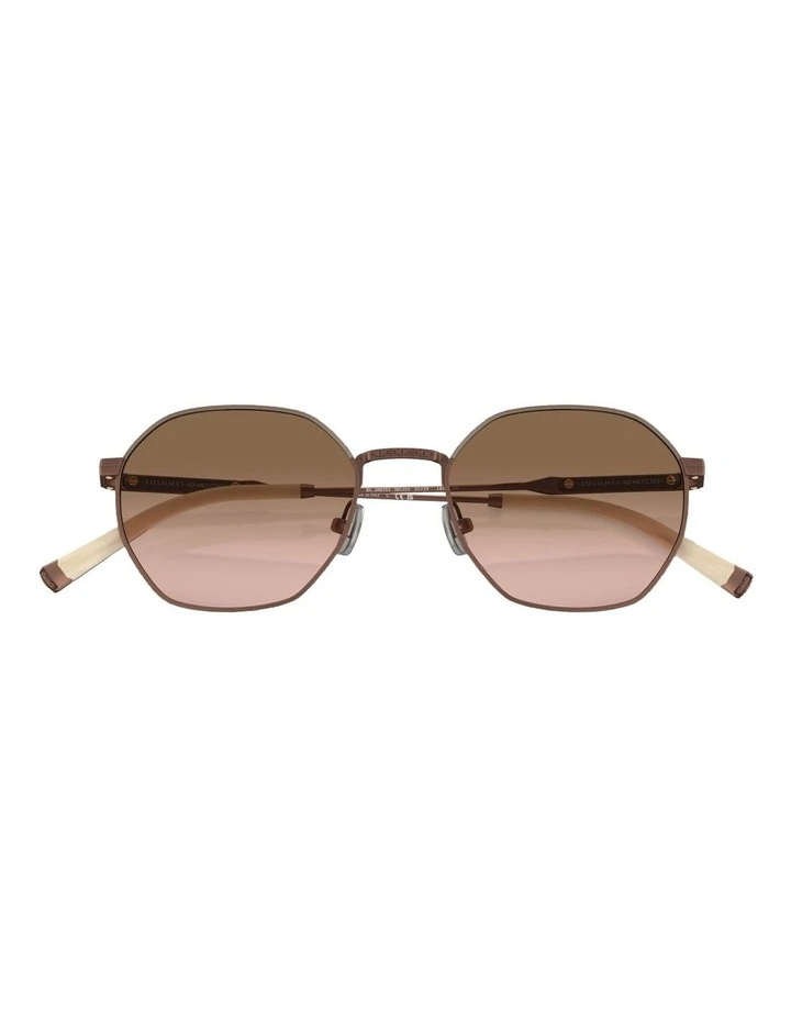 Brunello Cucinelli Titanium Sunglasses in Brown image 4